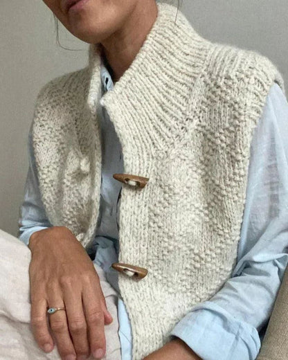 Élodie™ Gilet Sans Manches en Maille