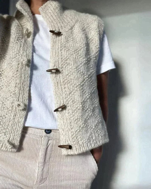 Élodie™ Gilet Sans Manches en Maille