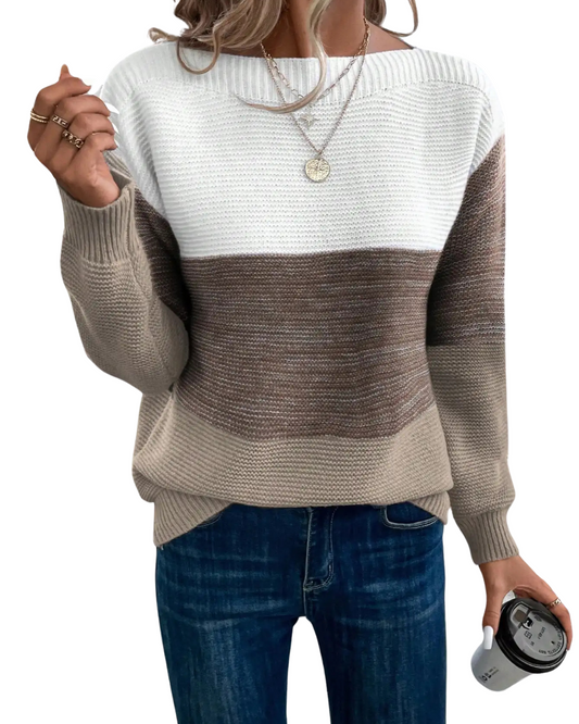 Freja™ Pull Dégradé Tricoté