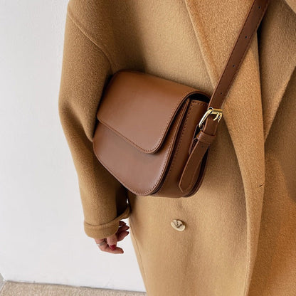 Solveig™ Élégante Sacoche en Cuir Végan Fait Main