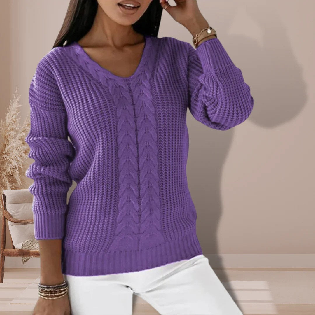 Malin™ Pull Tricoté Élégance Classique