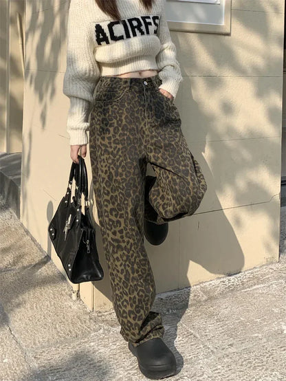 Nelida™ Pantalon Léopard