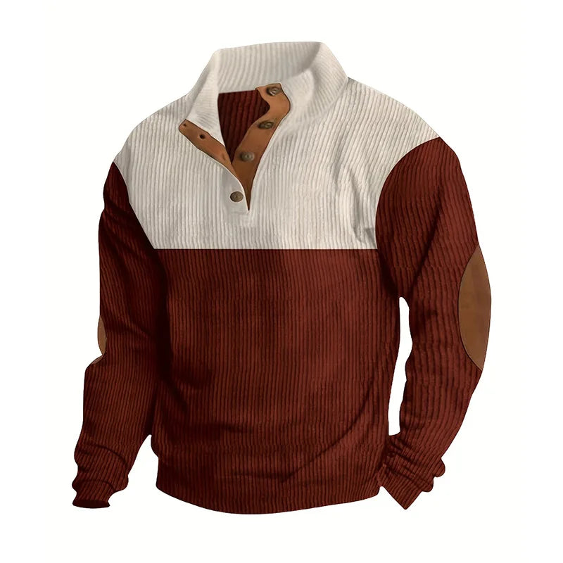 Chandler™ Pull à Manches Longues Avec Fermeture à Boutons