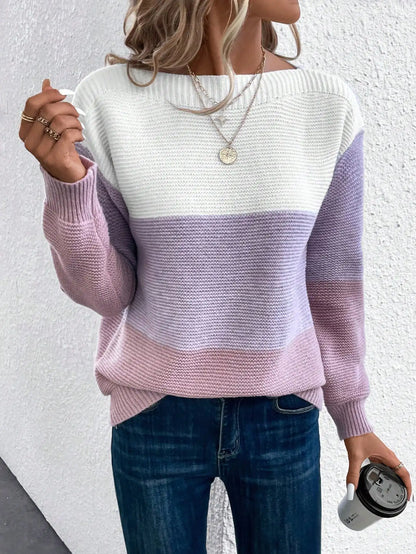 Freja™ Pull Dégradé Tricoté