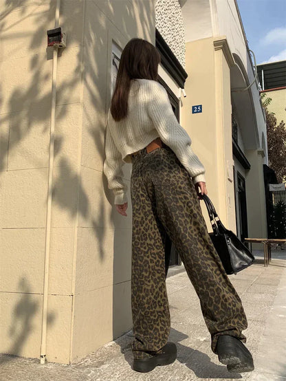 Nelida™ Pantalon Léopard