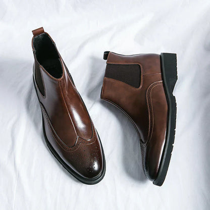 Ludovic™ Élégantes Bottes en Cuir