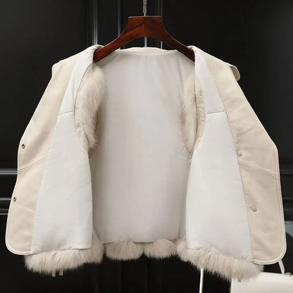 Scarlett™ Gilet en Fausse Fourrure de Luxe pour un Hiver Glamour