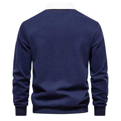 Théo™ Pull Hiver Classique Style Polo