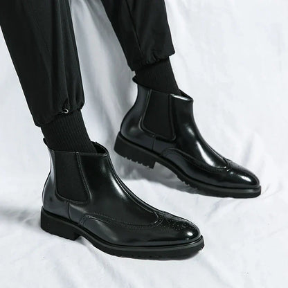 Ludovic™ Élégantes Bottes en Cuir