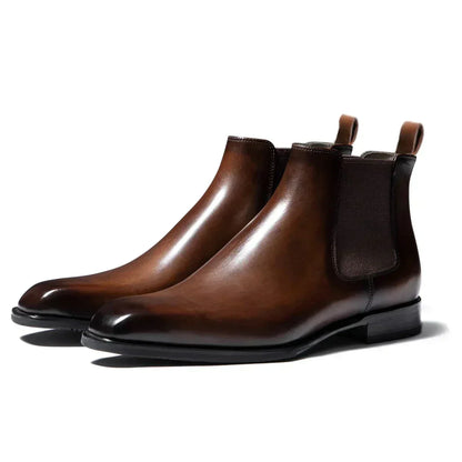 Gaëtan™ Bottines Chelsea en Cuir