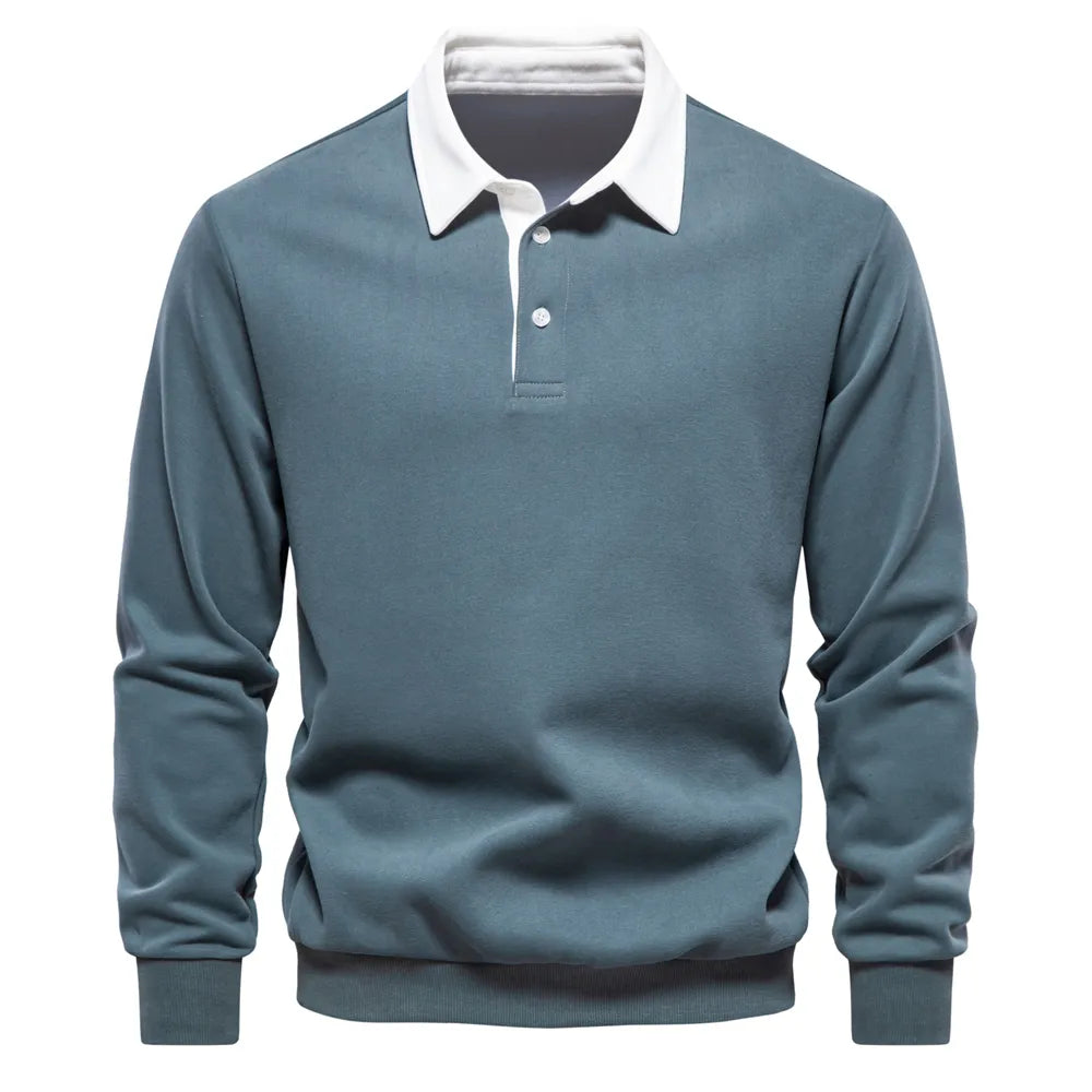Théo™ Pull Hiver Classique Style Polo