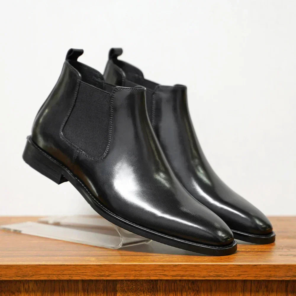 Gaëtan™ Bottines Chelsea en Cuir
