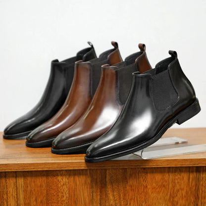 Gaëtan™ Bottines Chelsea en Cuir