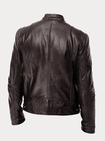 Matis™ Veste en Cuir Élégante pour Toutes les Occasions