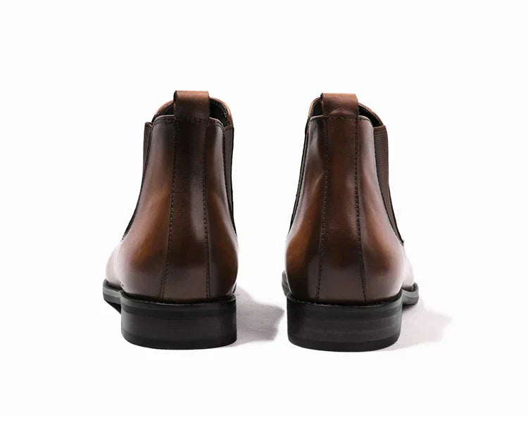 Gaëtan™ Bottines Chelsea en Cuir