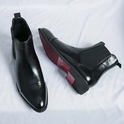 Marceau™ Bottes Chelsea en Cuir Premium