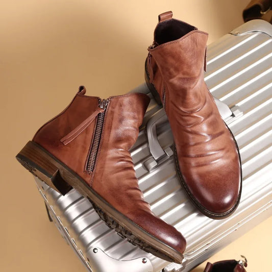 Jérôme™ Bottes en Cuir Premium