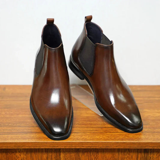 Gaëtan™ Bottines Chelsea en Cuir