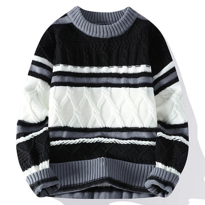 Zoéon™ Pull en Laine Chaude pour Homme