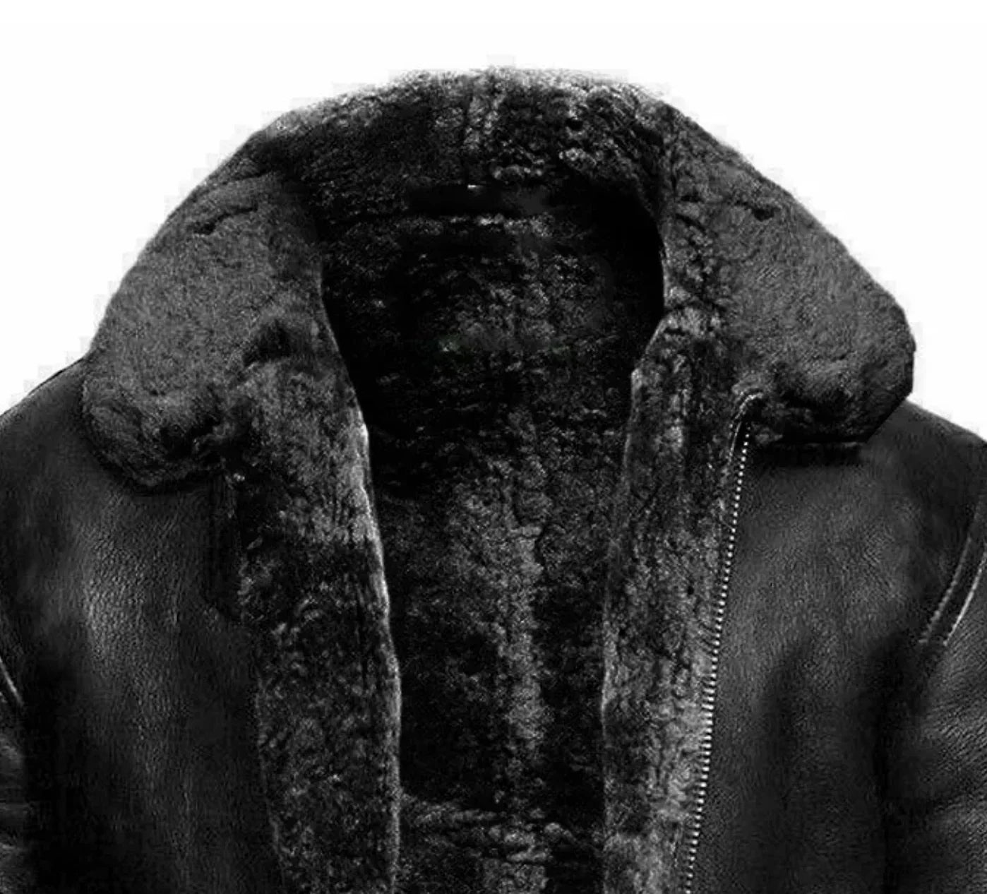 Zacharie™ Veste en Cuir pour Aventures Hivernales