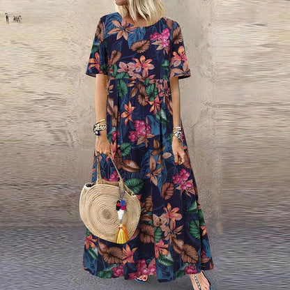 Magdalena™ Robe Longue Fleurie Élégante