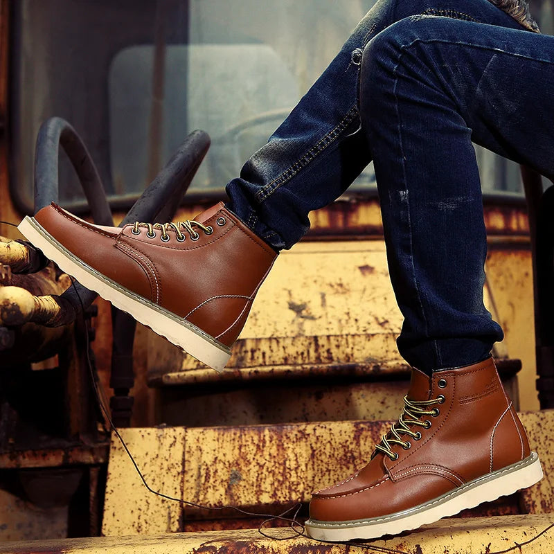 Gustave™ Bottes d’Hiver en Cuir