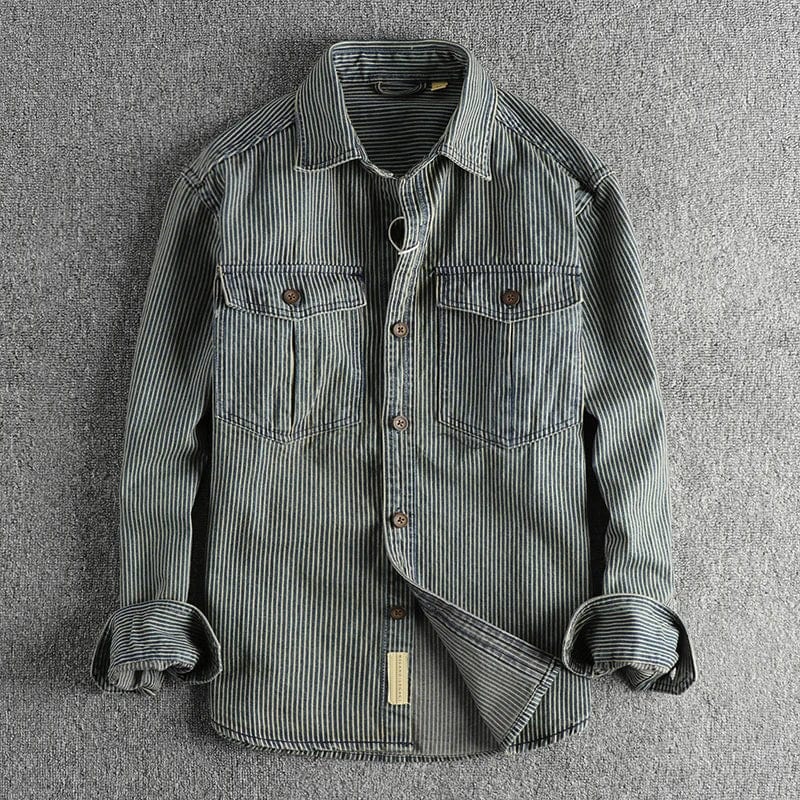 Wilfried™ Chemise en Jean Cargo