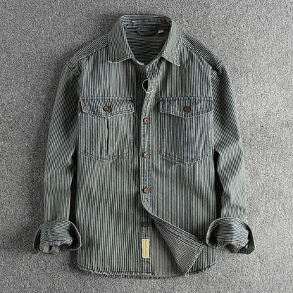 Wilfried™ Chemise en Jean Cargo