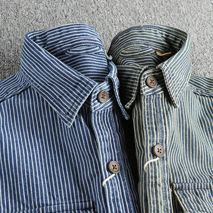 Wilfried™ Chemise en Jean Cargo