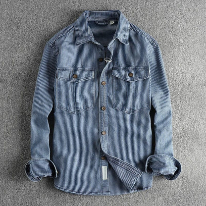 Wilfried™ Chemise en Jean Cargo