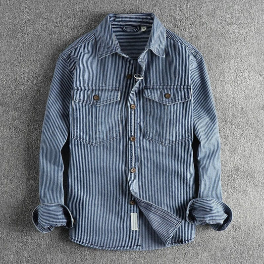 Wilfried™ Chemise en Jean Cargo