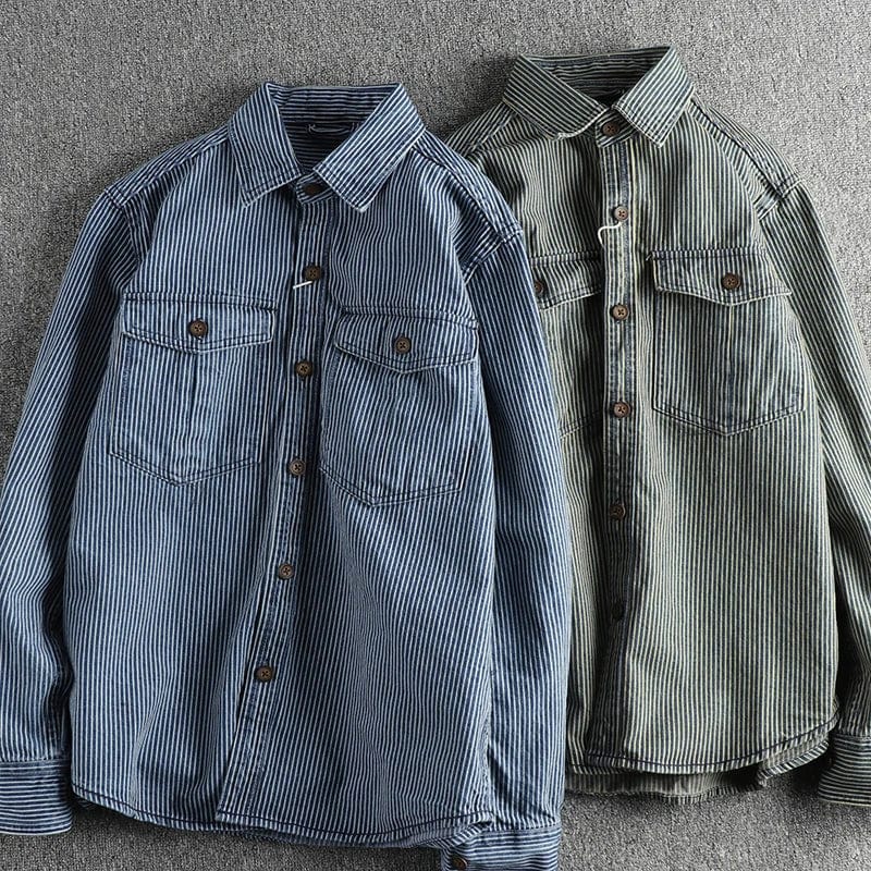 Wilfried™ Chemise en Jean Cargo