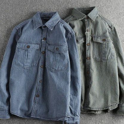 Wilfried™ Chemise en Jean Cargo