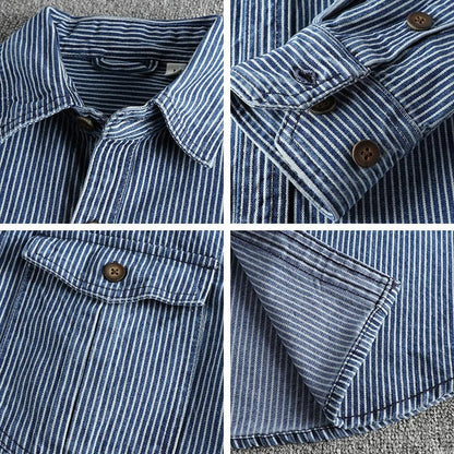 Wilfried™ Chemise en Jean Cargo