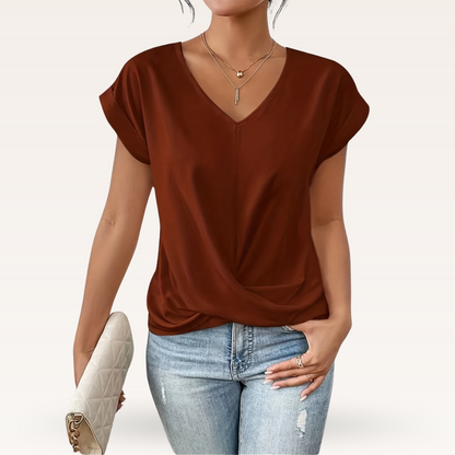 Naïs™ T-shirt Chic à Col en V