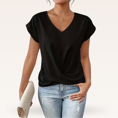 Naïs™ T-shirt Chic à Col en V