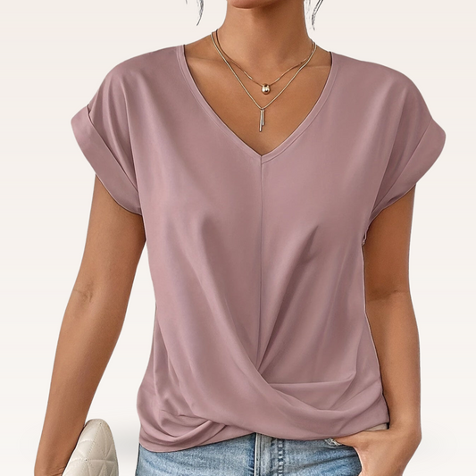 Naïs™ T-shirt Chic à Col en V
