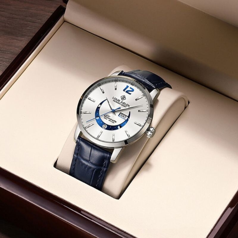 Prentice™ Élégante Montre avec Phase de Lune