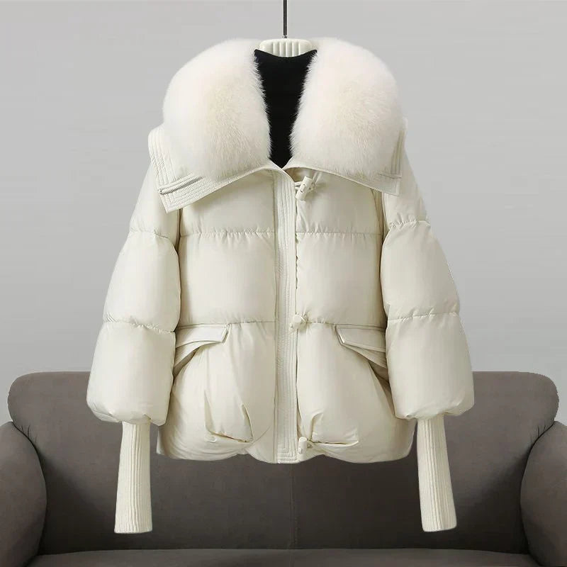 Mona™ Veste Élégante en Fausse Fourrure