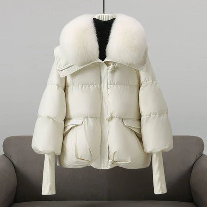 Mona™ Veste Élégante en Fausse Fourrure