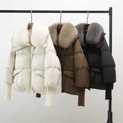 Mona™ Veste Élégante en Fausse Fourrure