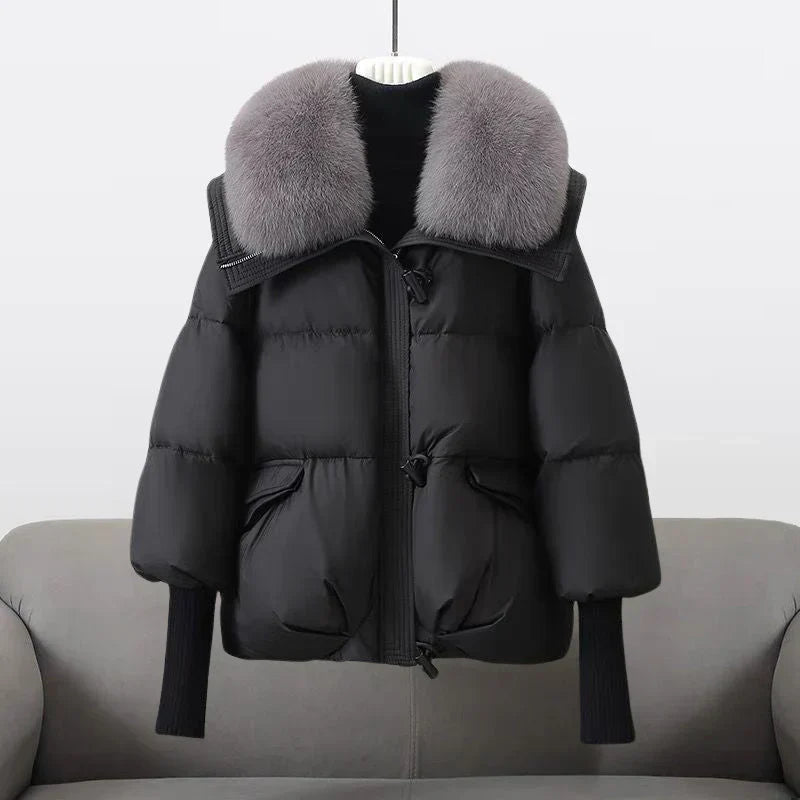 Mona™ Veste Élégante en Fausse Fourrure
