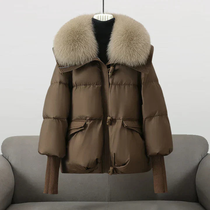 Mona™ Veste Élégante en Fausse Fourrure
