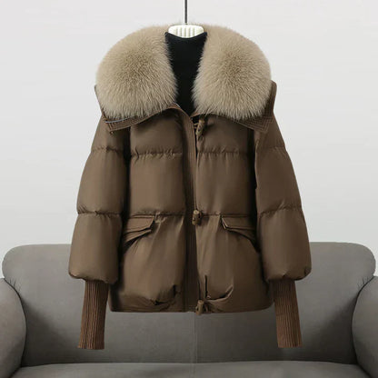 Mona™ Veste Élégante en Fausse Fourrure