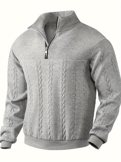 Thomas™ Pull Zippé Vintage pour Hommes