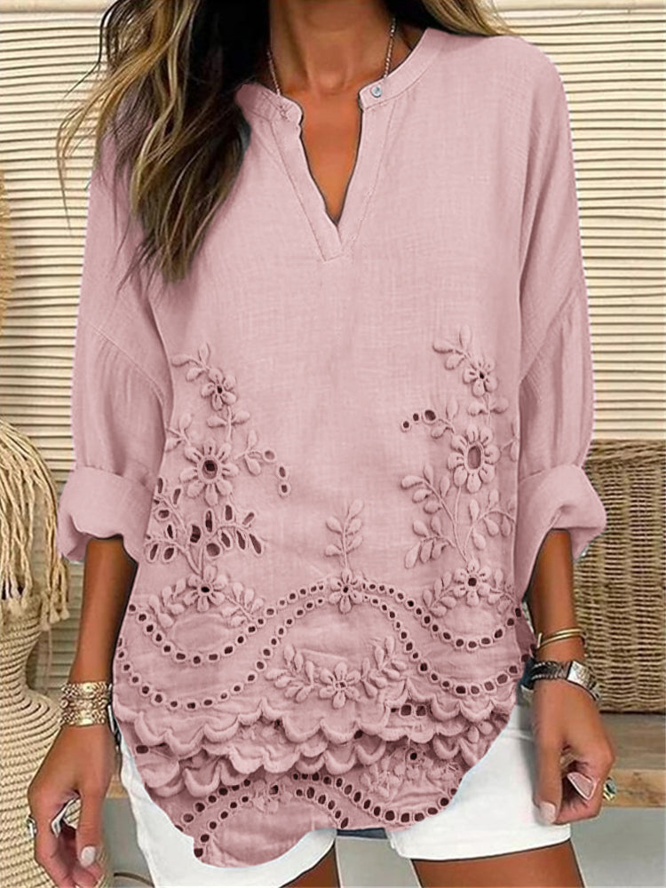 Paulette™ Élégante Top Imprimée