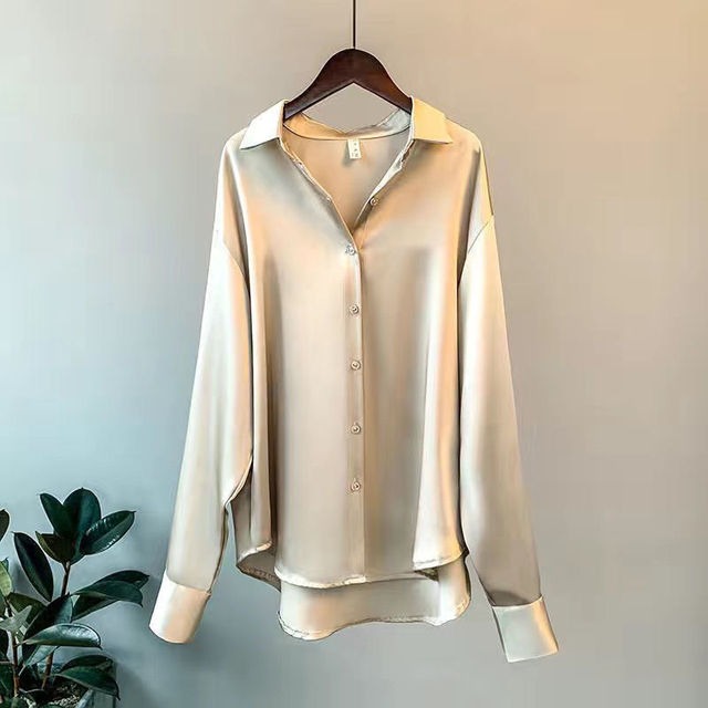 Ondine™ Chemisier Élégant en Satin