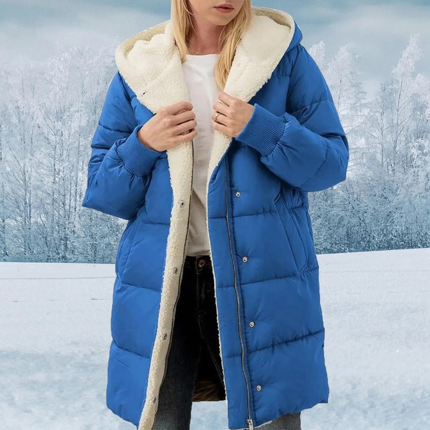 Madeleine™ Veste en Laine Double Face