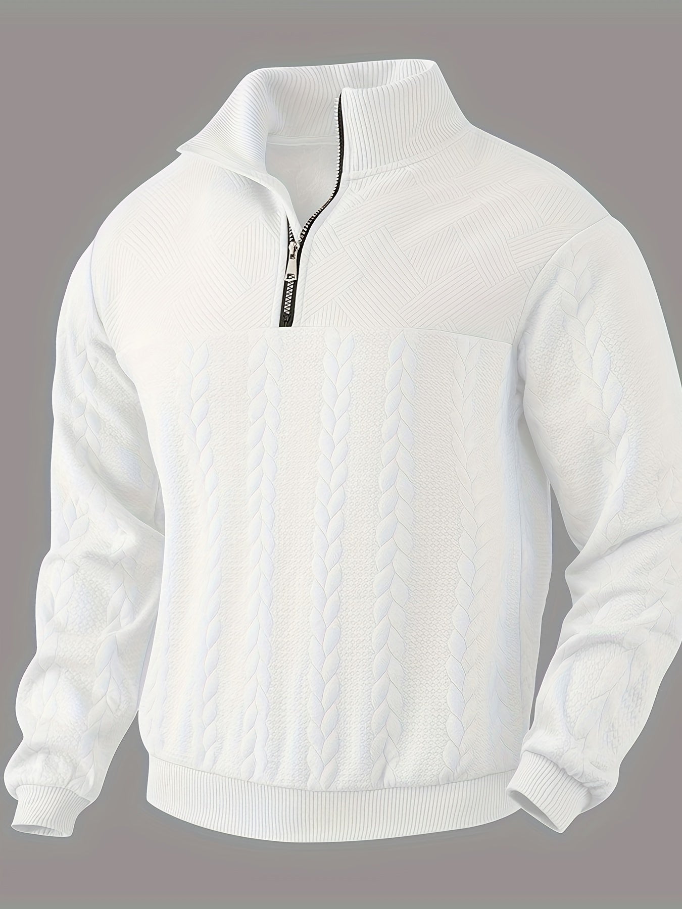 Thomas™ Pull Zippé Vintage pour Hommes