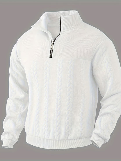 Thomas™ Pull Zippé Vintage pour Hommes
